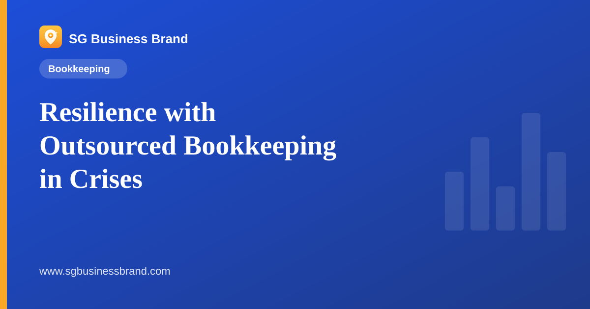 Resilience with Outsourced Bookkeeping in Crises